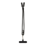 Laccetto da polso per cellulare con cavo USB-C e ricarica rapida 60W color nero ottava vista