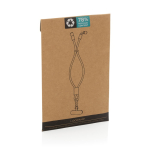 Laccetto da polso per cellulare con cavo USB-C e ricarica rapida 60W color nero seconda vista con scatola