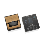 Supporto cellulare con cavo retrattile da 100cm e ricarica rapida 100W color nero vista con scatola