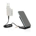 Caricatore wireless magnetico eco con base antiscivolo 15W color nero sesta vista