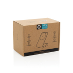 Caricatore wireless magnetico eco con base antiscivolo 15W color nero seconda vista con scatola