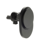 Supporto magnetico da auto per cellulare con ricarica wireless 15W color nero terza vista