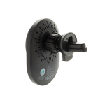 Supporto magnetico da auto per cellulare con ricarica wireless 15W color nero quarta vista