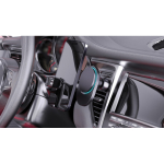 Supporto magnetico da auto per cellulare con ricarica wireless 15W color nero vista ambiente