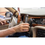 Supporto magnetico da auto per cellulare con ricarica wireless 15W color nero