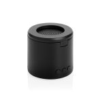 Speaker wireless ABS riciclato con supporto cellulare e subwoofer 3W color nero seconda vista