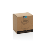 Speaker wireless ABS riciclato con supporto cellulare e subwoofer 3W color nero seconda vista con scatola