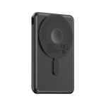 Powerbank sostenibile 5 in 1 con cavi di ricarica e supporto 5.000 mAh color nero