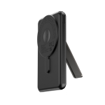 Powerbank sostenibile 5 in 1 con cavi di ricarica e supporto 5.000 mAh color nero decima vista