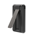 Powerbank sostenibile 5 in 1 con cavi di ricarica e supporto 5.000 mAh color nero vista 11