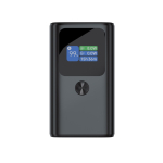 Powerbank in alluminio con ricarica rapida e display HQ 10.000 mAh color grigio