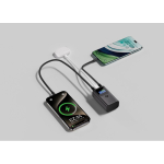 Powerbank in alluminio con ricarica rapida e display HQ 10.000 mAh color grigio vista ambiente