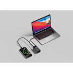 Powerbank in alluminio con ricarica rapida e display HQ 10.000 mAh color grigio vista ambiente 2