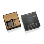 Powerbank in alluminio con ricarica rapida e display HQ 10.000 mAh color grigio vista con scatola