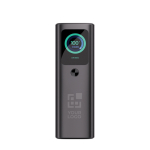 Powerbank in alluminio con ricarica multipla e display HQ 20.000 mAh color grigio vista area di stampa