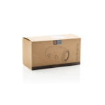 Altoparlante BT 5.3 in plastica riciclata con resistenza IPX4 16W color nero seconda vista con scatola