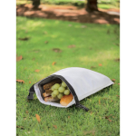 Lunch box pieghevole in rPET con dimensione regolabile 4l color bianco vista ambiente 2