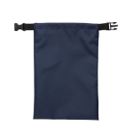 Lunch box pieghevole in rPET con dimensione regolabile 4l color blu mare quarta vista