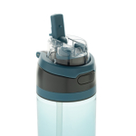 Borraccia leggera in rPET con doppio tappo anti-perdite da 800 ml color blu quinta vista