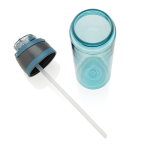 Borraccia leggera in rPET con doppio tappo anti-perdite da 800 ml color blu ottava vista