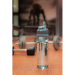 Borraccia leggera in rPET con doppio tappo anti-perdite da 800 ml color blu vista ambiente