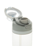 Borraccia leggera in rPET con doppio tappo anti-perdite da 800 ml color bianco sesta vista