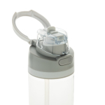 Borraccia leggera in rPET con doppio tappo anti-perdite da 800 ml color bianco settima vista