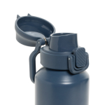 Borraccia sportiva acciaio riciclato tappo bloccabile antigoccia 600ml color blu mare ottava vista