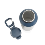 Borraccia sportiva acciaio riciclato tappo bloccabile antigoccia 600ml color blu mare nona vista