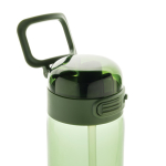 Borraccia sportiva in rPET con tappo anti-goccia e cannuccia 800 ml color verde settima vista