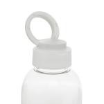Borraccia in rPET con impugnatura e design ondulato con manico 750 ml color bianco quarta vista