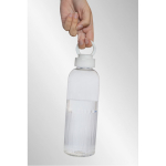 Borraccia in rPET con impugnatura e design ondulato con manico 750 ml color bianco vista ambiente 2