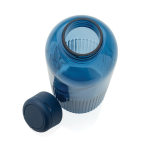 Borraccia in rPET con impugnatura e design ondulato con manico 750 ml color blu mare quinta vista