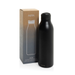 Borraccia ecologica con esperienza di bevuta a 360° 600 ml Avira Alok color nero vista con scatola
