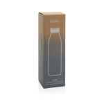 Borraccia ecologica con esperienza di bevuta a 360° 600 ml Avira Alok color nero seconda vista con scatola