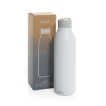Borraccia ecologica con esperienza di bevuta a 360° 600 ml Avira Alok color bianco vista con scatola