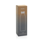 Borraccia ecologica con esperienza di bevuta a 360° 600 ml Avira Alok color argento seconda vista con scatola