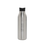 Borraccia ecologica con esperienza di bevuta a 360° 600 ml Avira Alok color argento vista area di stampa