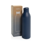 Borraccia ecologica con esperienza di bevuta a 360° 600 ml Avira Alok color blu mare vista con scatola