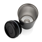 Tazza termica take away ecologica con tappo a scatto 400 ml Avira Alix color nero quinta vista