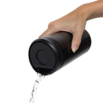 Tazza termica take away ecologica con tappo a scatto 400 ml Avira Alix color nero sesta vista