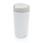 Tazza termica take away ecologica con tappo a scatto 400 ml Avira Alix color bianco