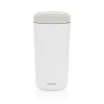 Tazza termica take away ecologica con tappo a scatto 400 ml Avira Alix color bianco seconda vista