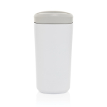 Tazza termica take away ecologica con tappo a scatto 400 ml Avira Alix color bianco quarta vista