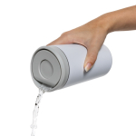 Tazza termica take away ecologica con tappo a scatto 400 ml Avira Alix color bianco sesta vista