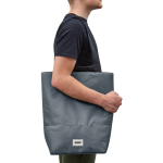 Borsa termica impermeabile con scomparto diviso Black+Blum 16l color grigio quinta vista