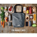 Borsa termica impermeabile con scomparto diviso Black+Blum 16l color grigio vista ambiente 2