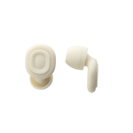 Tappi auricolari in silicone riciclato con riduzione del rumore 36dB color beige quinta vista