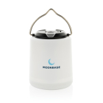 Lampada portatile in plastica ecologica con tre modalità di luce LED color bianco vista con logo