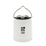 Lampada portatile in plastica ecologica con tre modalità di luce LED color bianco vista area di stampa